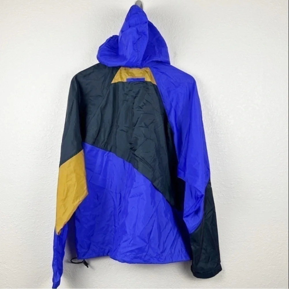 Nike Vintage Zip Front Long Sleeve Windbreaker Size Large Men